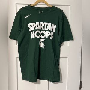 Nike Michigan State University Basketball T-Shirt | Size Large |